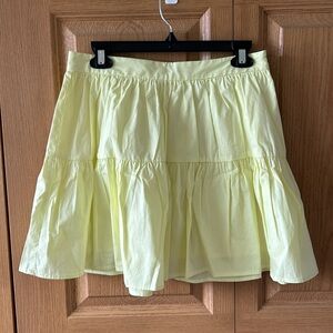 NWOT yellow staud skirt